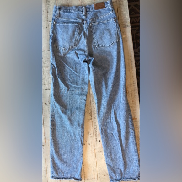 Madewell Perfect Vintage Straight Jeans | 28T | High Rise | Light Wash | - Picture 7 of 7